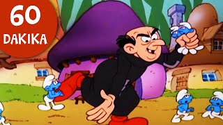 Gargamel Şirinleri yakalar!! 😲 • 60 dakika uzunluğunda Şirinler • Şirinler