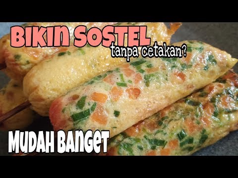 Cara Bikin SOSTEL Mudah Meski Tanpa Cetakan