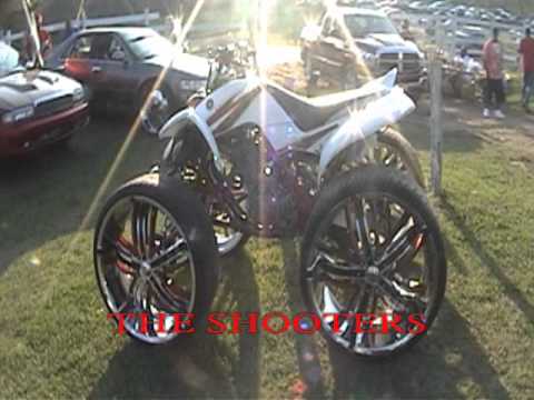 4 WHEELER ON 22 INCH RIMS - YouTube
