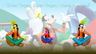 Mickey Mouse Clubhouse 2 Finger Family Song Daddy Finger Nursery Rhymes