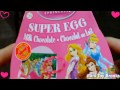 Disney Princess Super Chocolate Surprise Easter Egg Unboxing!