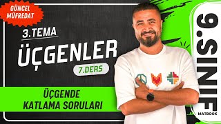 Üçgenler 7 Üçgende Katlama Soruları 7.Ders 9.Sınıf Matematik Yeni Müfredat 2025