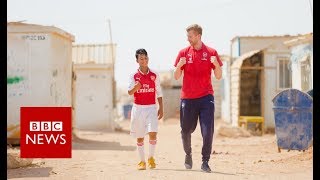 Can football help traumatised children?- BBC News