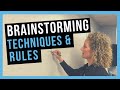 Group Brainstorming Techniques [Types of Brainstorming that Work]