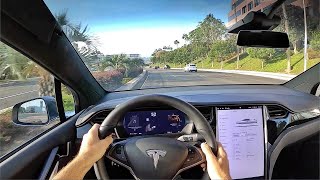 2020 Tesla Model X Performance POV Test Drive (ASMR)