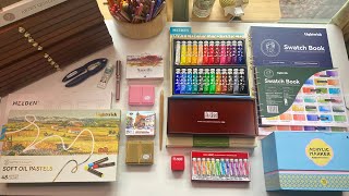 Summer Art Supply Haul Dreamy Supplies New Swatch Book From Lightwish