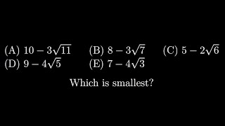 Smallest of mixed radicals? - Viewer Submission