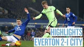 Highlights Everton 2-1 City Capital One Cup Semi Final 1St Leg