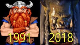 Evolution Of Blizzard Games 1991-2018