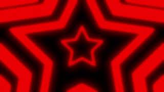 Black and Red Y2k Neon LED Lights Star Background || 1 Hour Looped HD