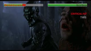 Spiderman Vs Green Goblin...with Healthbars