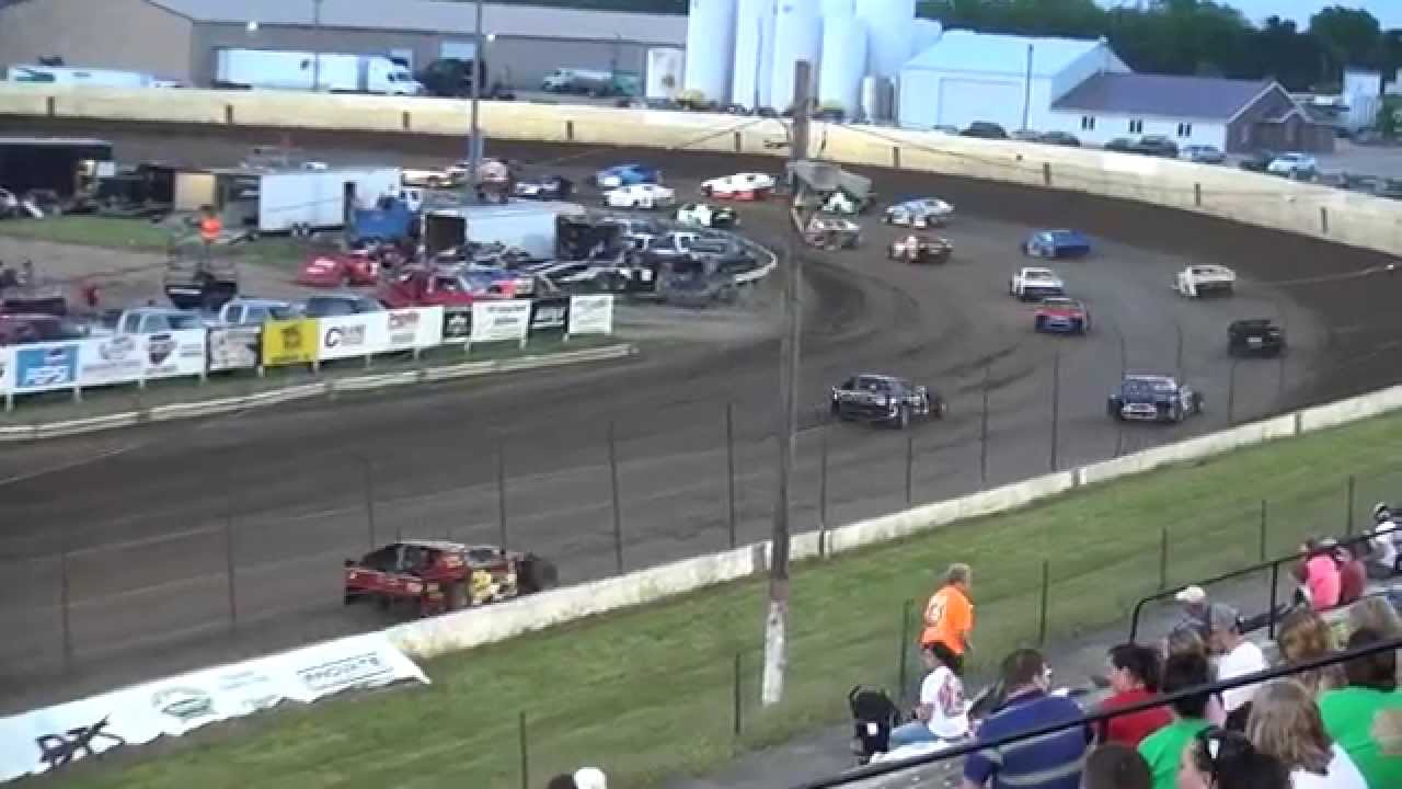 Farley Speedway IMCA Northern Sport Mod feat.6/6/14 YouTube