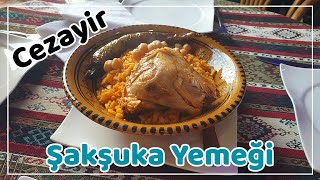 Cezayirin Geleneksel Yemeği Chakhchoukha - Restaurant Igherssan. Cezayir - Algeria