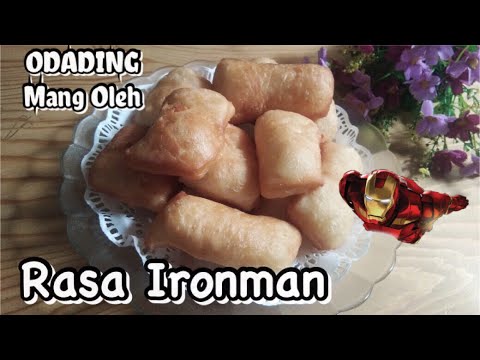 #odadingmangoleh ODADING Mang Oleh rasa Iron man || kue bantal  anti gagal