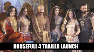 Housefull 4 Trailer Launch Akshay Kumar, Bobby, Ritesh, Kriti Sanon, Pooja Uncut