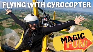Flying With Gyrocopter - Magic And Pure Fun - Passenger Reactions!