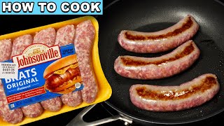 How To Cook Bratwurst On The Stove - In The Pan
