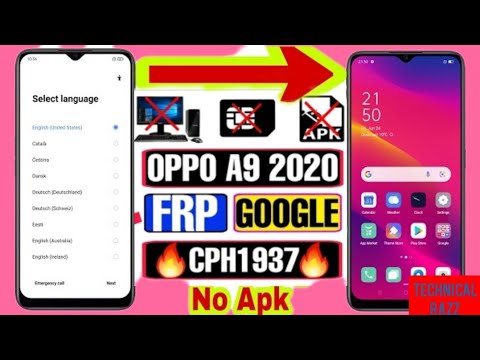 Oppo A5 (2020) Hard reset and frp bypass Oppo A5 (2020) Hard reset and frp bypass