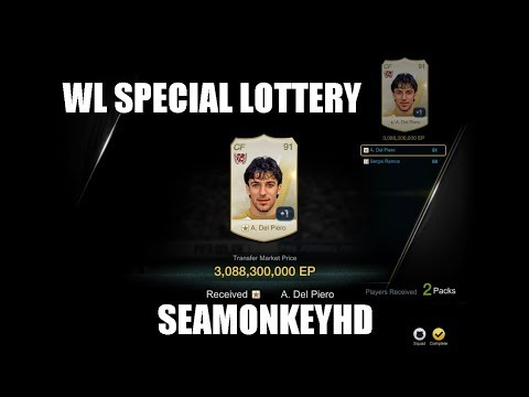 WL Special Lottery - Packing Italian Legend Del Piero - FIFA ONLINE 3 강화성공! เปิดแพค!