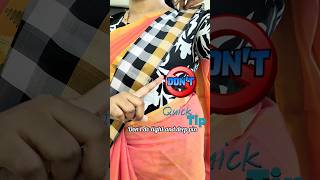 How To Cover Side On Saree D Easy Tutorial