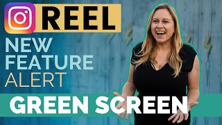 NEW FEATURE: How to Use GREEN SCREEN EFFECT Quickly and Easily with Instagram RE