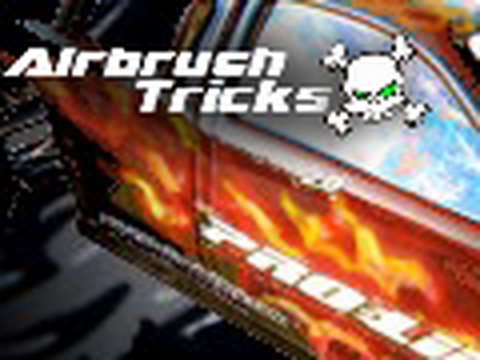 Airbrushing RC Car Realistic Flames Lexan Car Body Paint