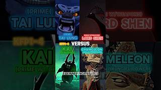 Tai Lung Vs Shen Vs Kai Vs Chameleon