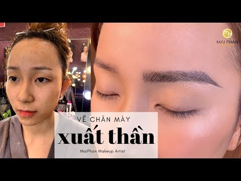 Vẽ chân mày gẩy sợi ĐẸP XUẤT THẦN | Mai Phan Makeup