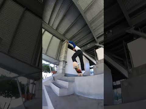 Lil Dre Backside heel flip 4 block