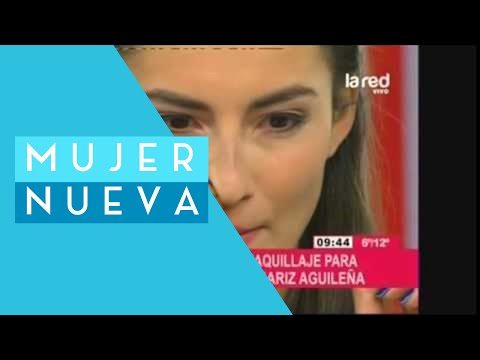 Truco para disimular una nariz aguileña - YouTube