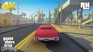 Gta San Andreas - Running Dog - Mission Ethmods Renderhook 4K Ray Tracing Gi