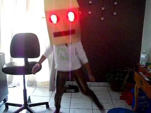 How to make LMFAO robot head Materials used 1Hot glue gun 2