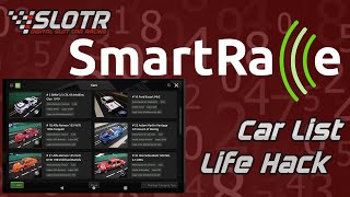 Smart Race App Car List Life Hack