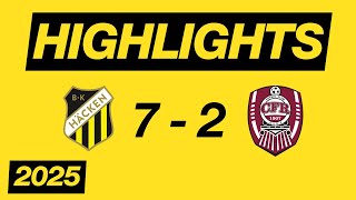 Bk Häcken - Cfr Cluj 7-2 Ecl Playoff 12 2025