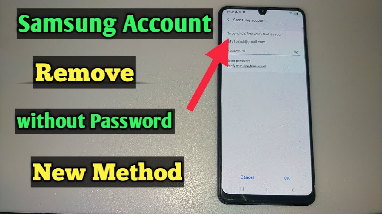 Samsung Account Remove Without Password Samsung Account Remove Without Password