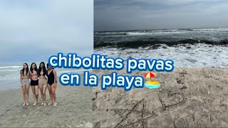 Chibolitas Pavas Visitan El Mar