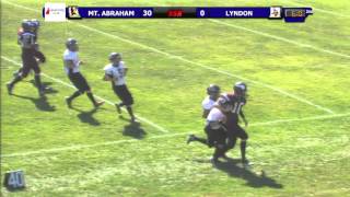Mount Abraham vs. Lyndon Institute - Football - 9/26/15