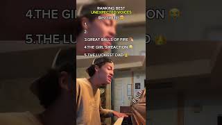 Ranking Unexpected Singing Voices