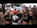 UNIVERSITY OF OREGON CHEERLEADERS POSTER PHOTO SHOOT 2010