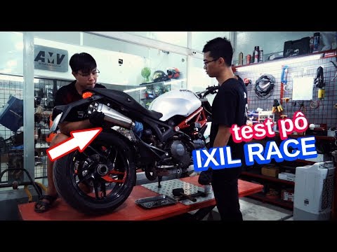 Test pô IXIL IXRACE trên Ducati Monster 795 | Ducati Monster IXIL Exhaust