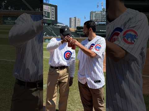 Blessed day yesterday with my bro @dashawnjordan throwing out the first pitch at @cubs game.