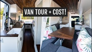 Van Tour Conversion Cost Self-Converted 170 Wb Sprinter With A Full Bathroom