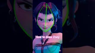 How To Draw Zoey Kpop Demon Hunters