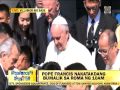 Pope bids goobye to Pinoys, boards plane to Rome
