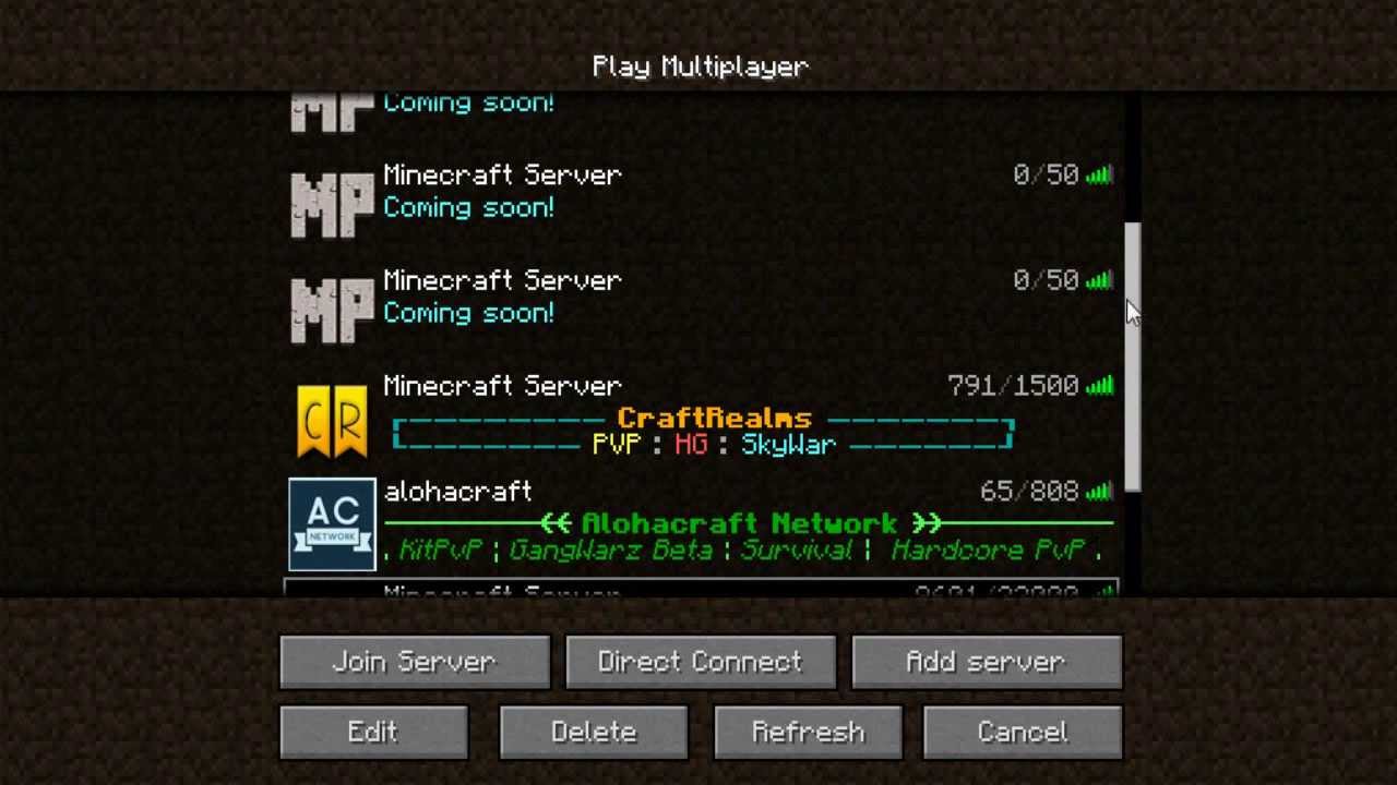avatar minecraft server 1.8.8