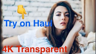 4K Fashion Try-On Haul 4K Micro Bikini & Lingerie Chic Mesh Dress Try On Haul Ladies Wear