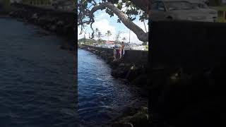 Alexa May Jumping In Ocean