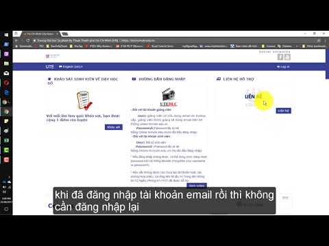 Hướng dẫn đăng nhập trang LMS bằng tài khoản email do Trường cấp