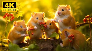 Cute Young Little Wild Animals With Relaxing Music Colorfully Dynamic, Music Heals