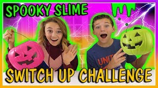 SPOOKY SLIME INGREDIENT SWITCH UP CHALLENGE 👻| We Are The Davises